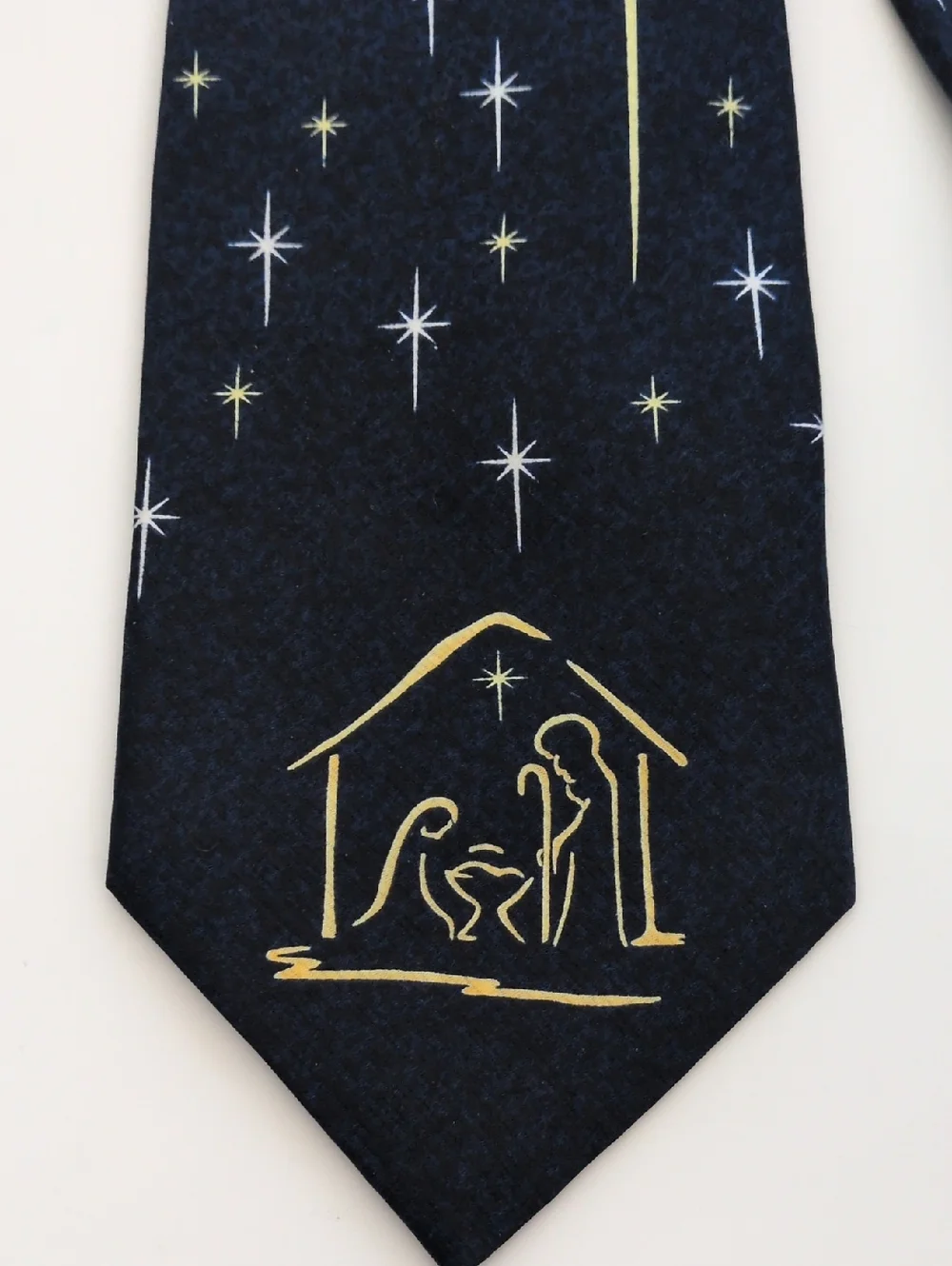 Eagles Wings 100% Silk Nativity Scene Tie